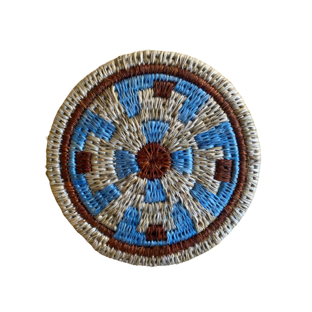 Into the blues design pot stand trivet