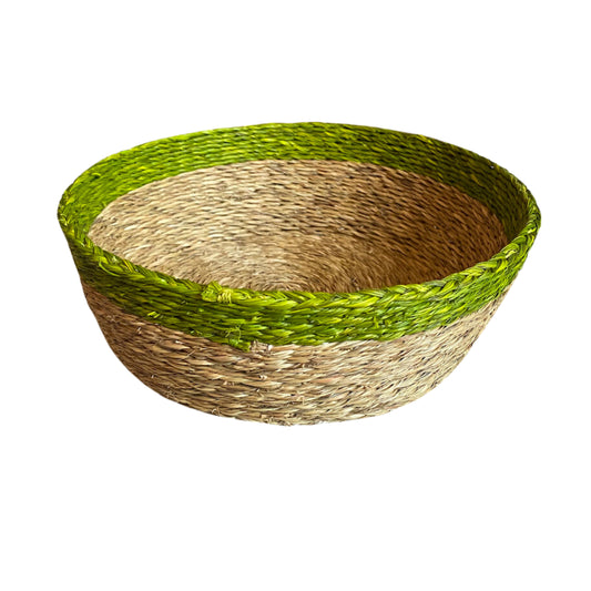 Lime Trim Bread Basket