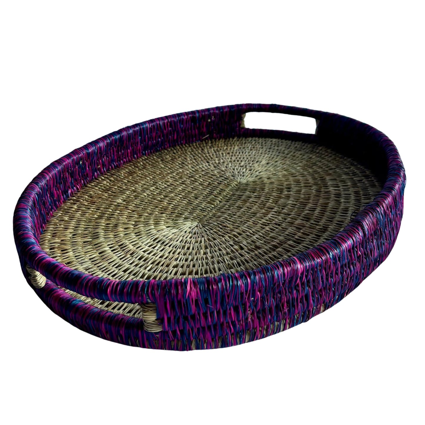 Brightly coloured trim Oval Shaped Gogo Tray