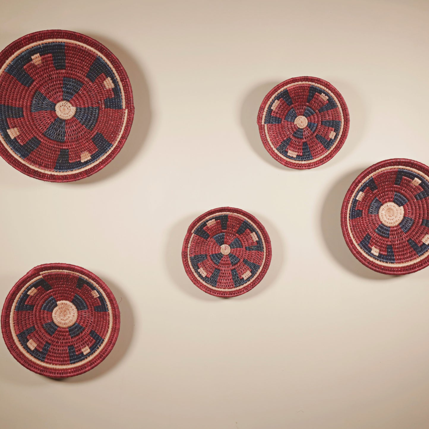 Crimson Solstice Lilanga Basket