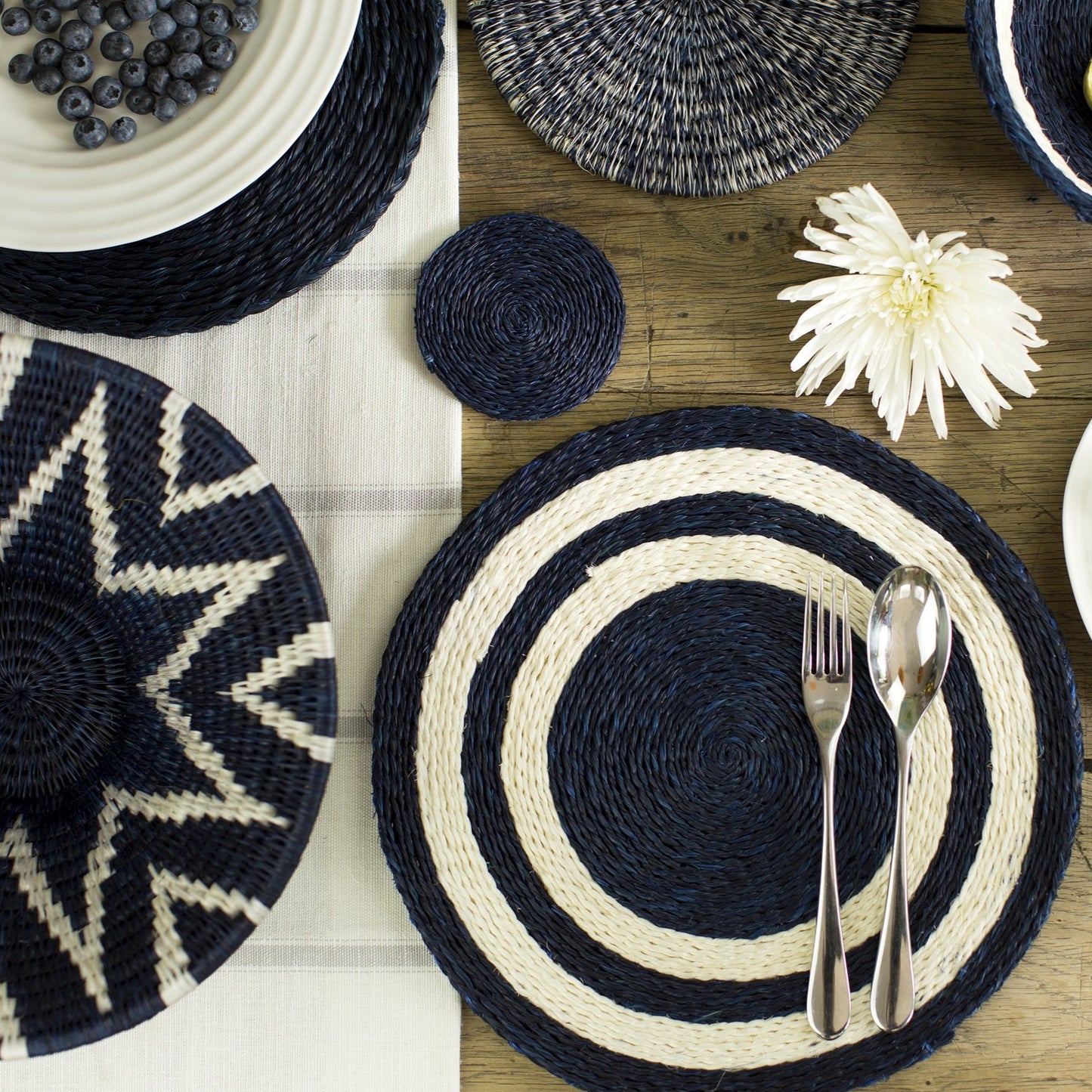 Indigo Blue Design Lavumisa Basket