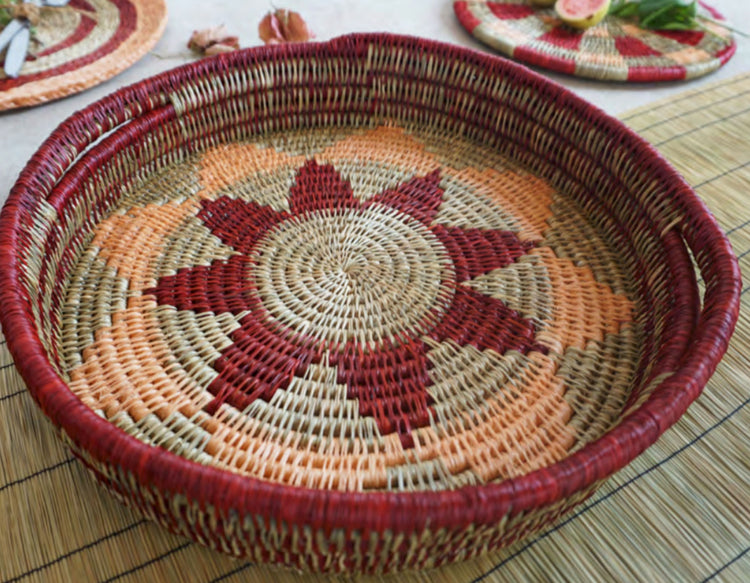 Round Decorative Serving Tray