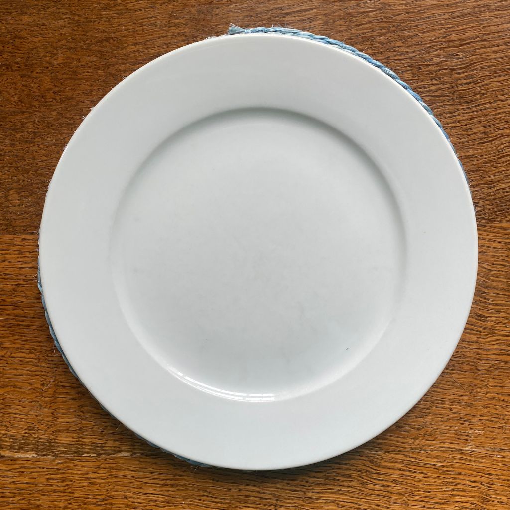 Sky Blue Trim Lutindzi Grass Placemat