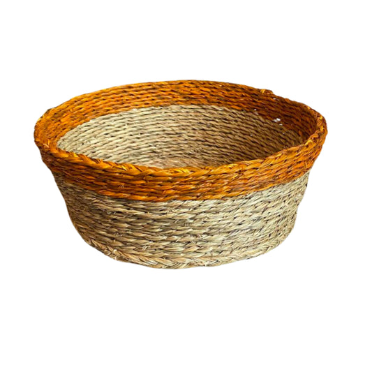Gold Trim Bread Basket