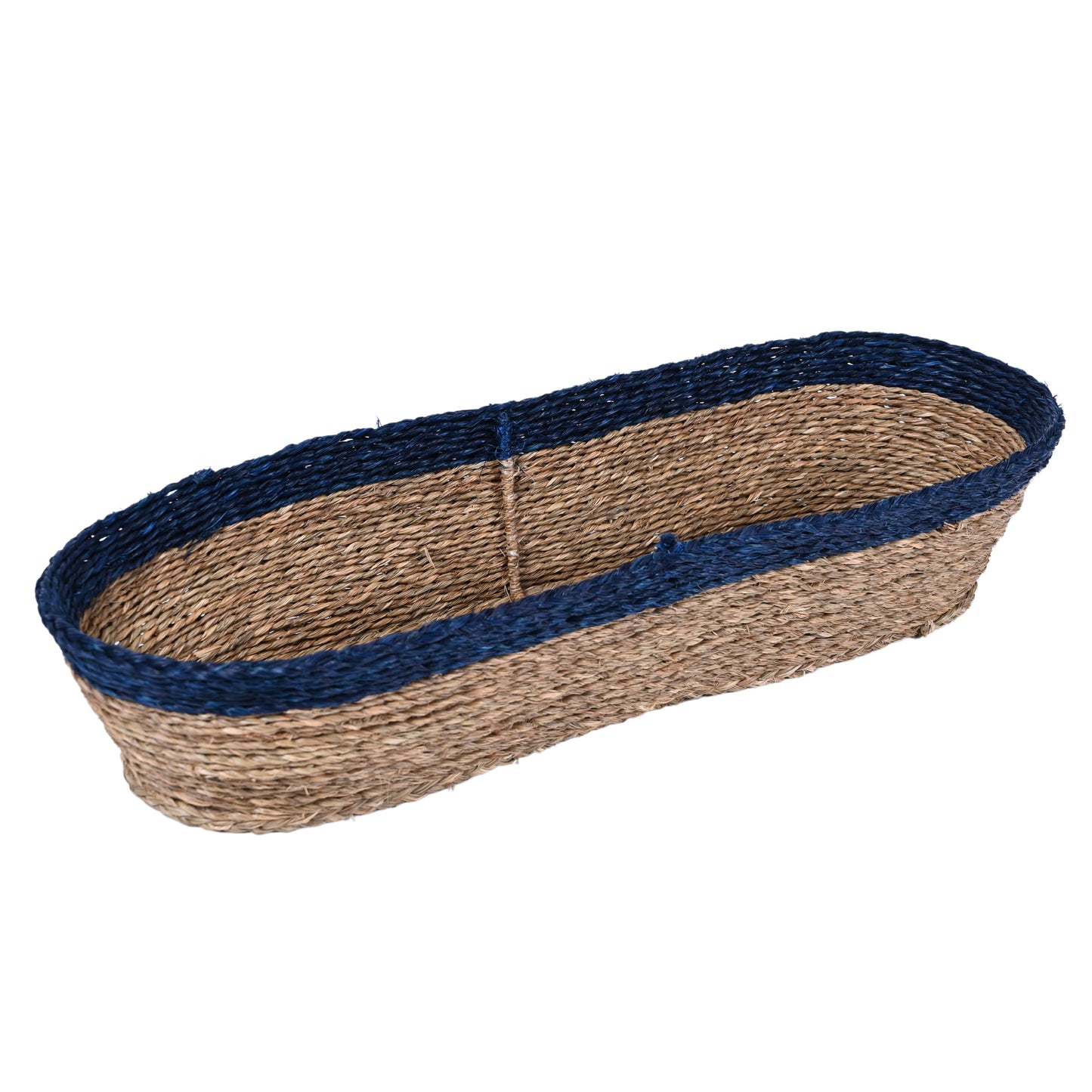 Indigo Trim Baguette Basket
