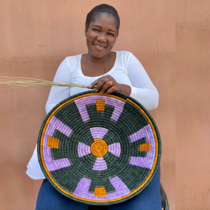 Emerald nightfall Lilanga Baskets