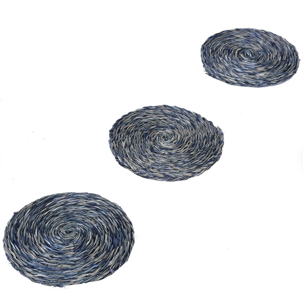 Single Lutindzi Grass Woven Coasters