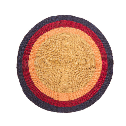 Festive Stripe Grasswoven Placemats