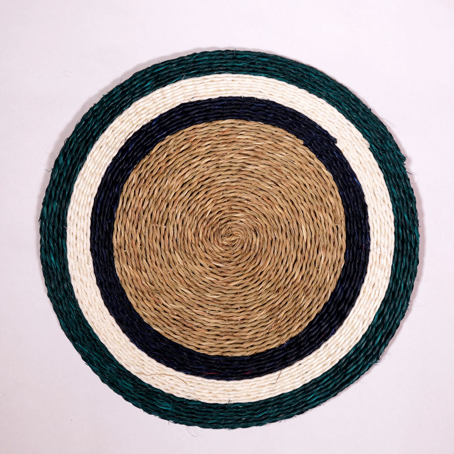 Green Stripe Grasswoven Placemats