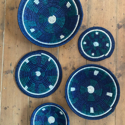 Emerald nightfall Lilanga Baskets