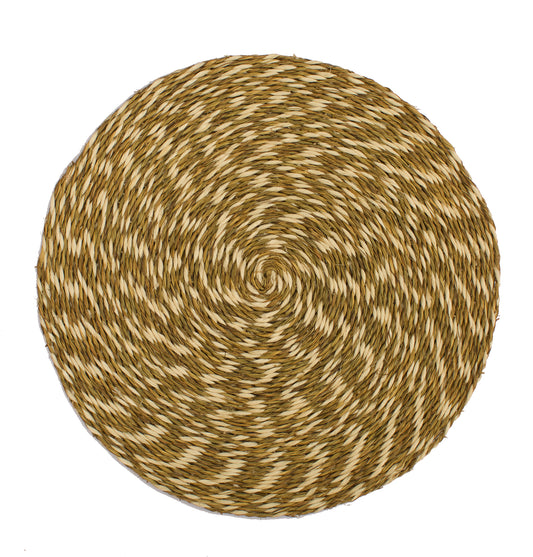 White Tweed Lutindzi Sisal Placemat
