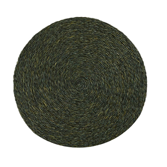Forest Green Lutindzi Grass Woven Placemat