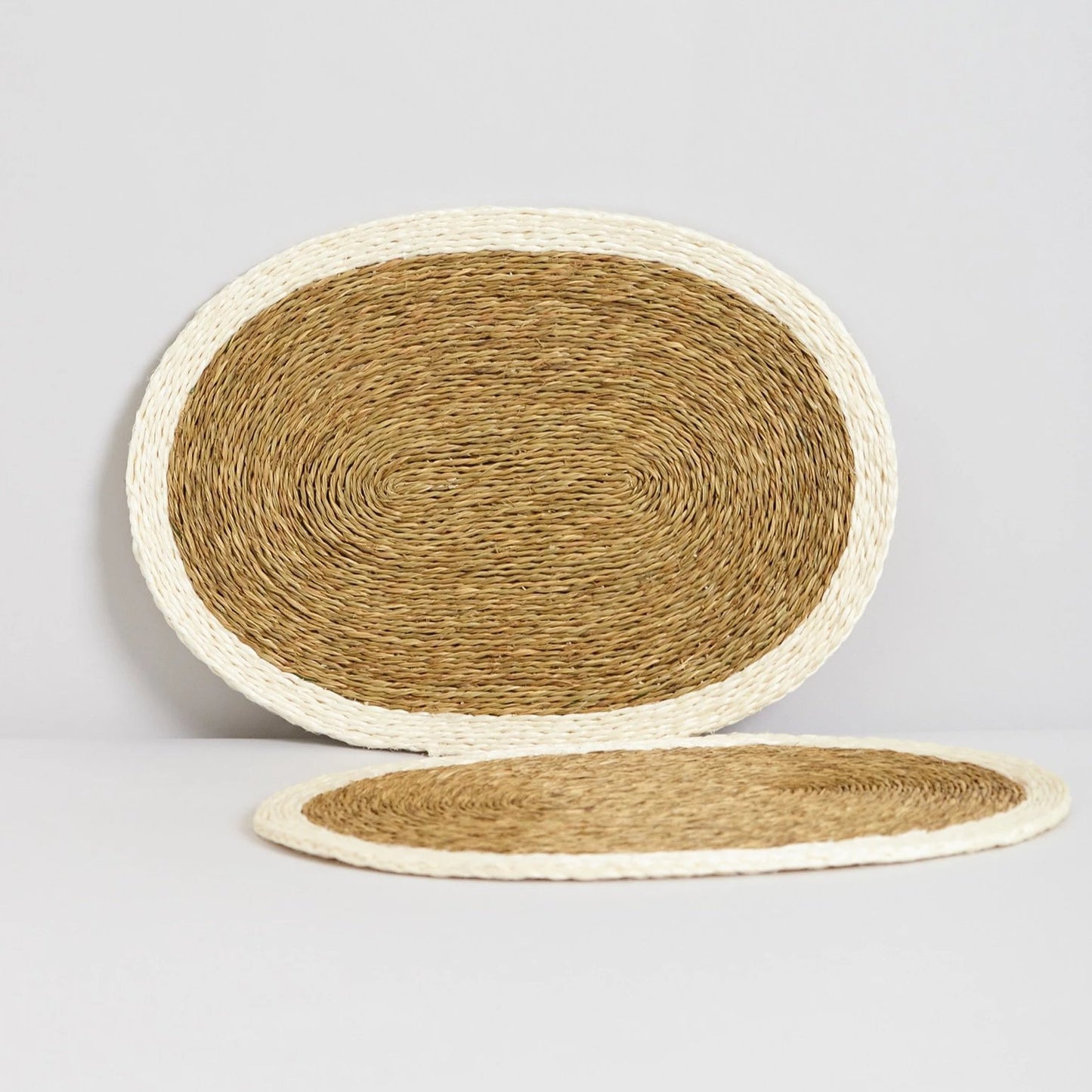 Large Forest Trim Oval Lutindzi Grass Placemat