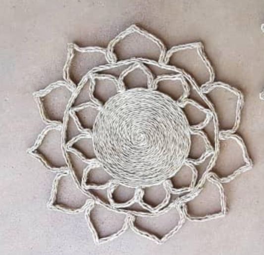 Double Row Smoke Petal Placemat